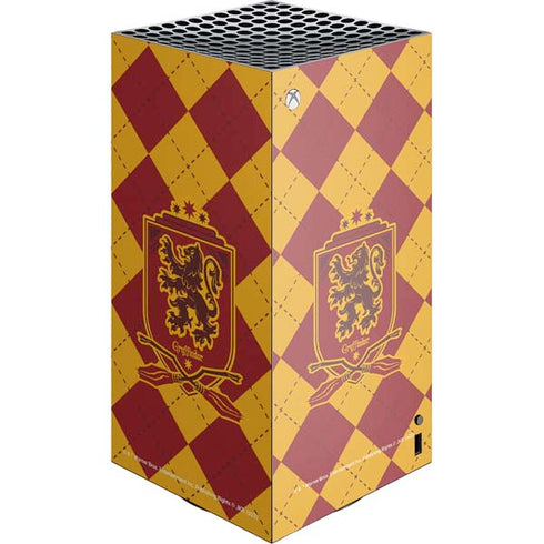 Wizarding Worlds Harry Potter Gryffindor Huse Crest XBox Series X Digital Edition Console Skin